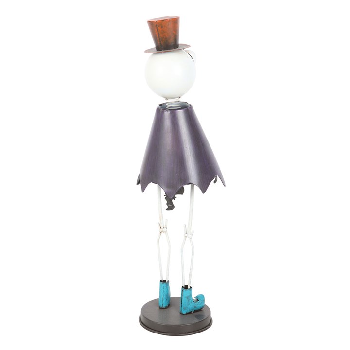 Mr Bones - Metal Skeleton Ornament with Top Hat
