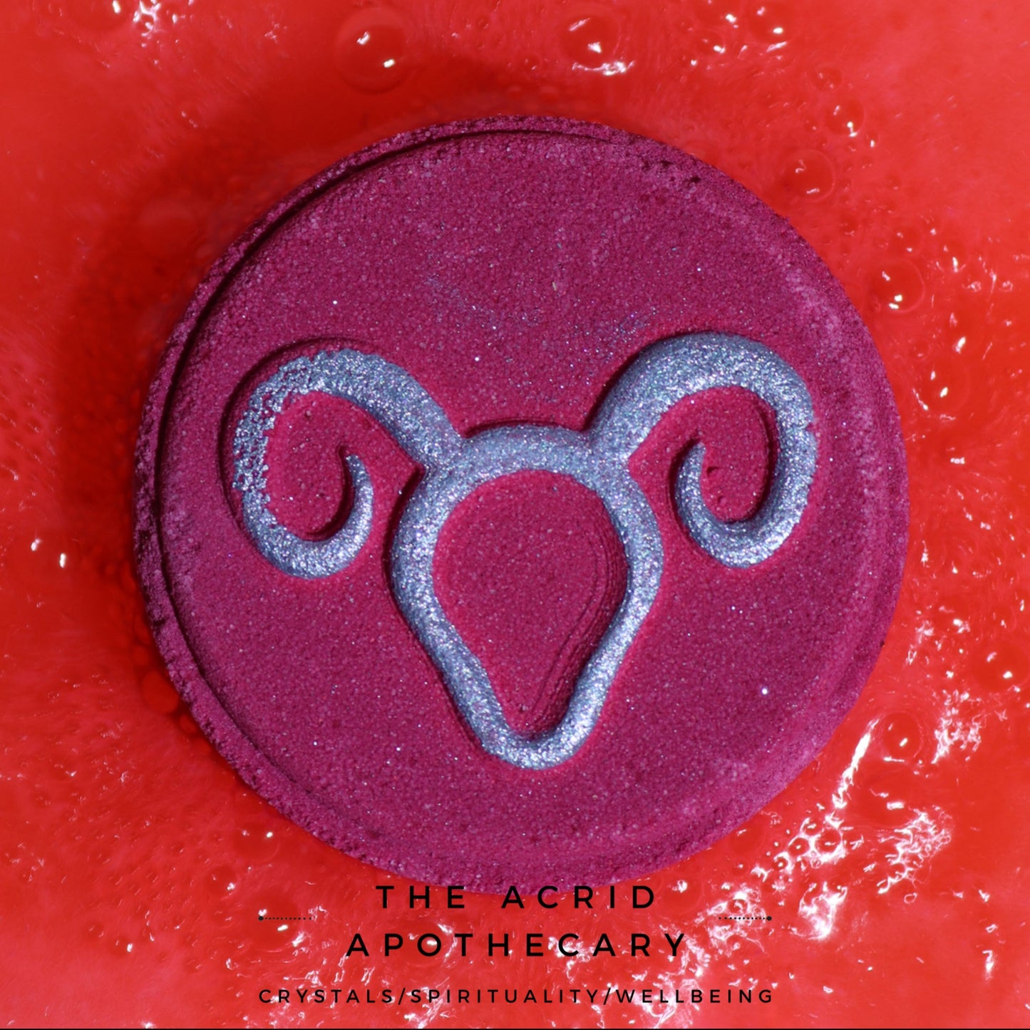 Set of Zodiac Bath Fizzers with Horoscope - Aries