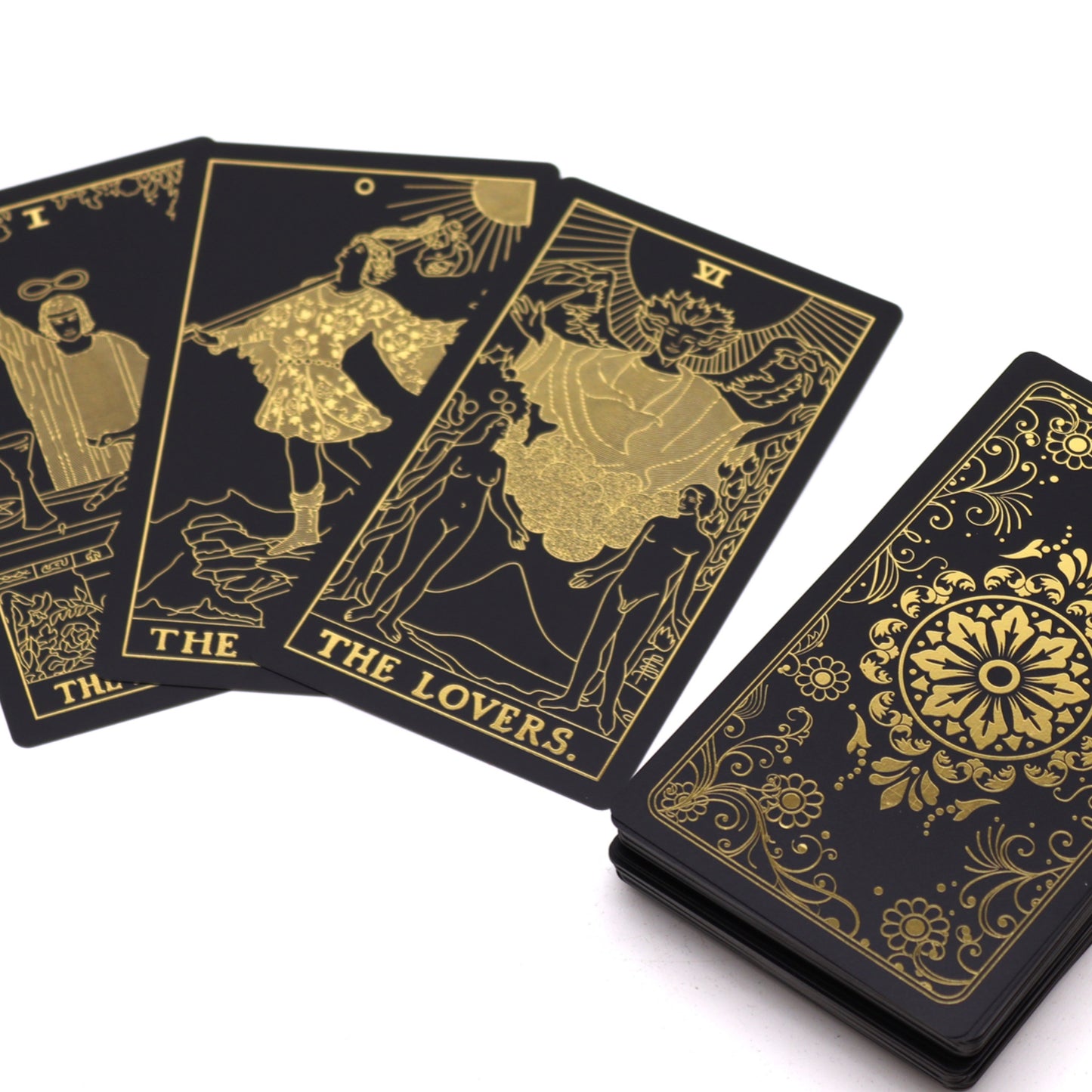 Gold Foil Tarot Set with Book - Gift Box