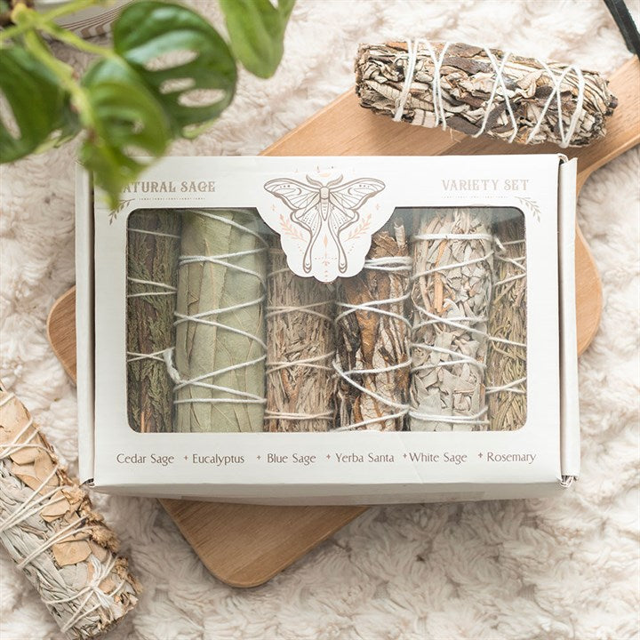 Luna Moth Sage Smudge Stick Variety Set
