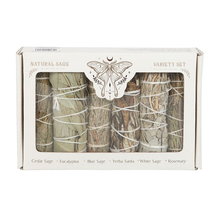 Luna Moth Sage Smudge Stick Variety Set