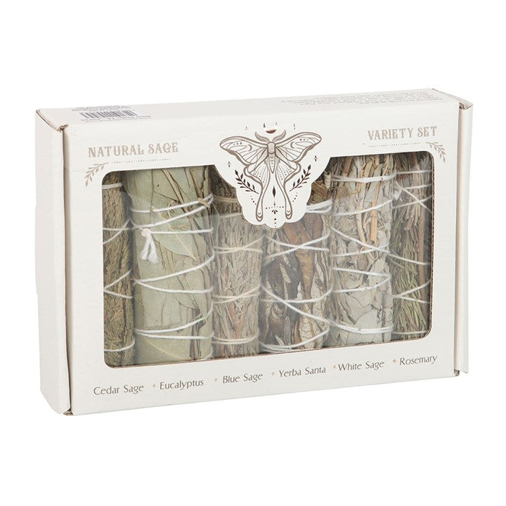 Luna Moth Sage Smudge Stick Variety Set