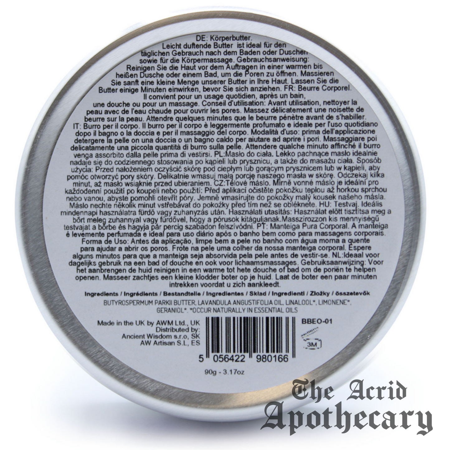 Aromatherapy Shea Body Butter 90g - Lavender