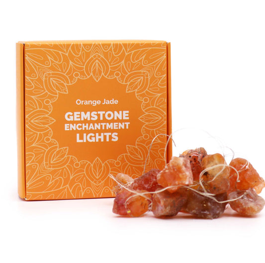 Gemstone Enchantment Lights - Orange Jade