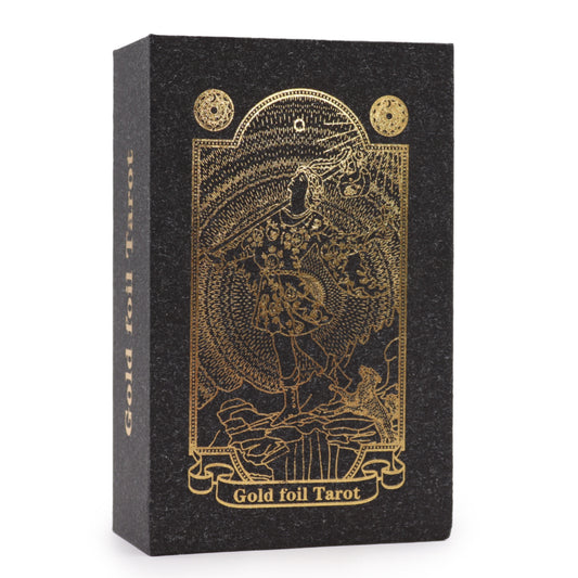 Gold Foil Tarot Set with Book - Gift Box