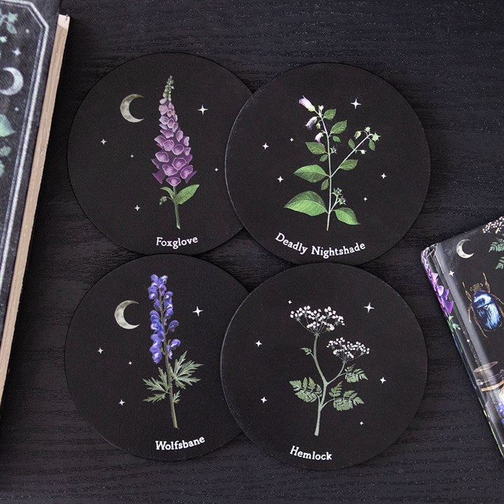 Poisonous Plants Coaster Set