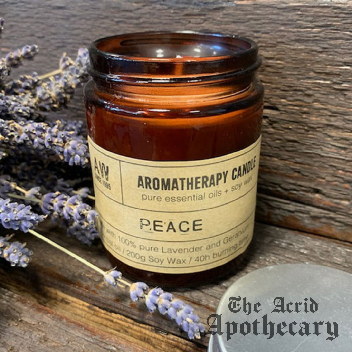 Aromatherapy Candle - Peace Lavender & Geranium