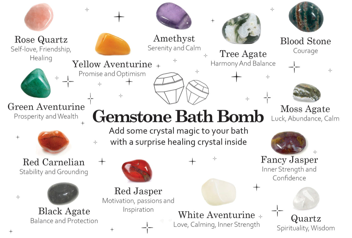 Gemstone Bath Bomb - Very Berry