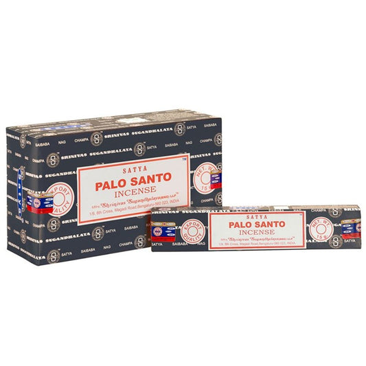 Set of 12 Packets of Palo Santo Incense Sticks by Satya