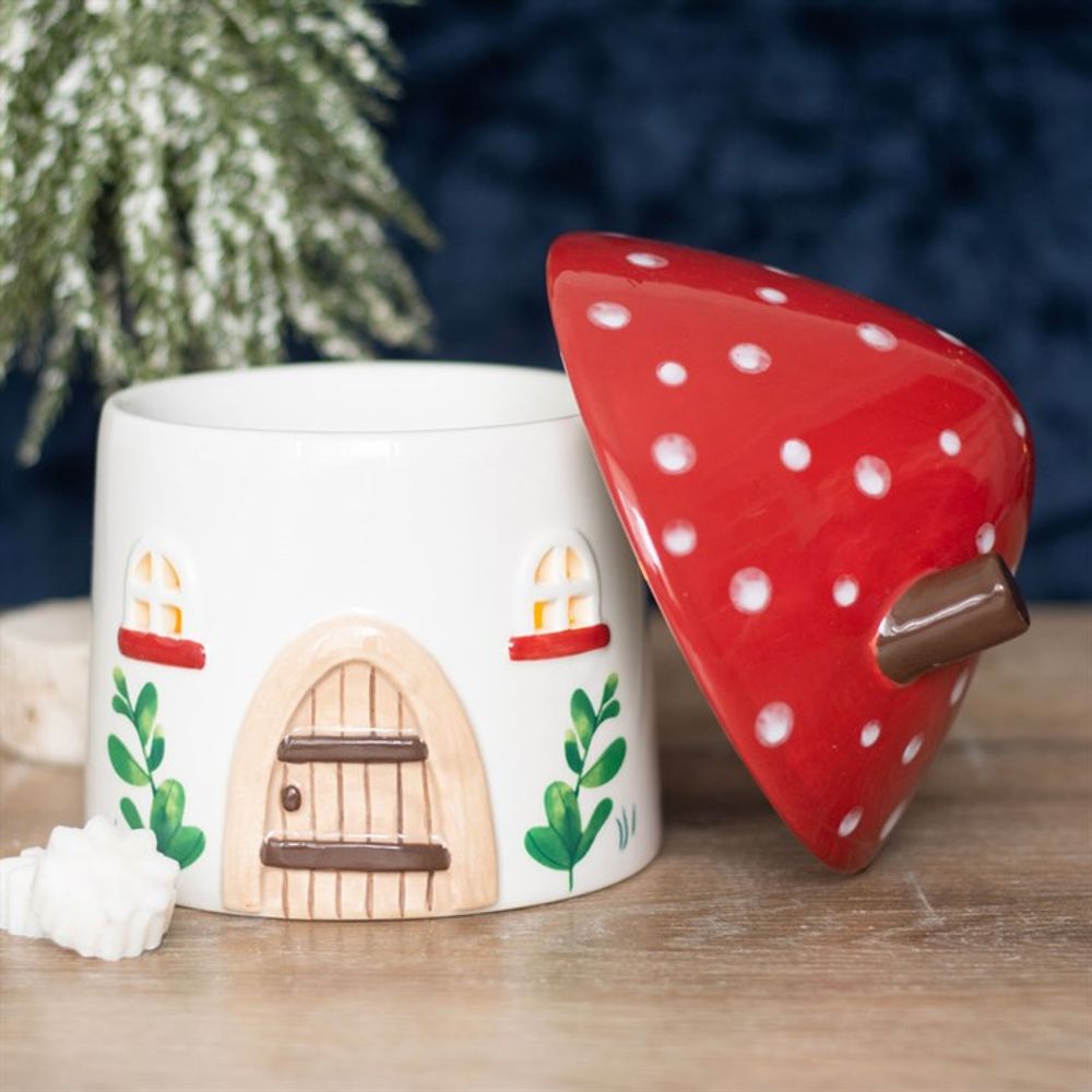 Mushroom House Oil Burner and Wax Warmer