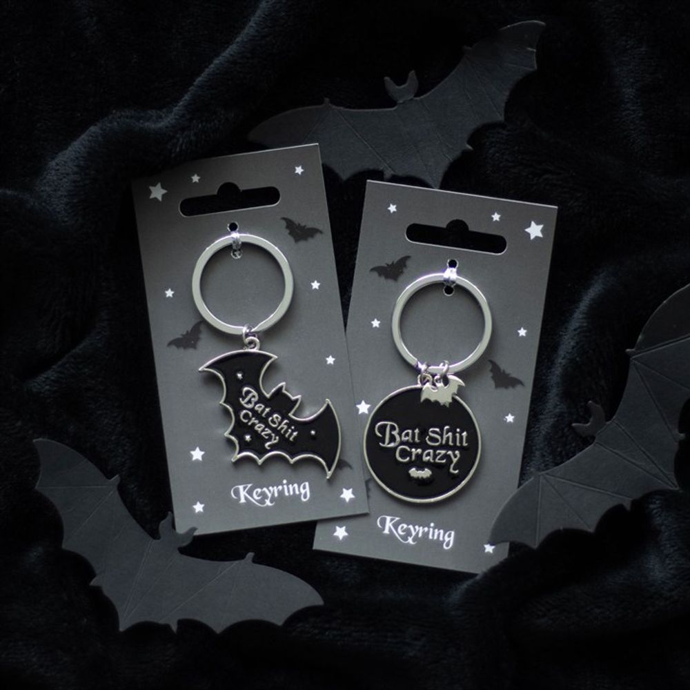 Bat Shit Crazy Keyring