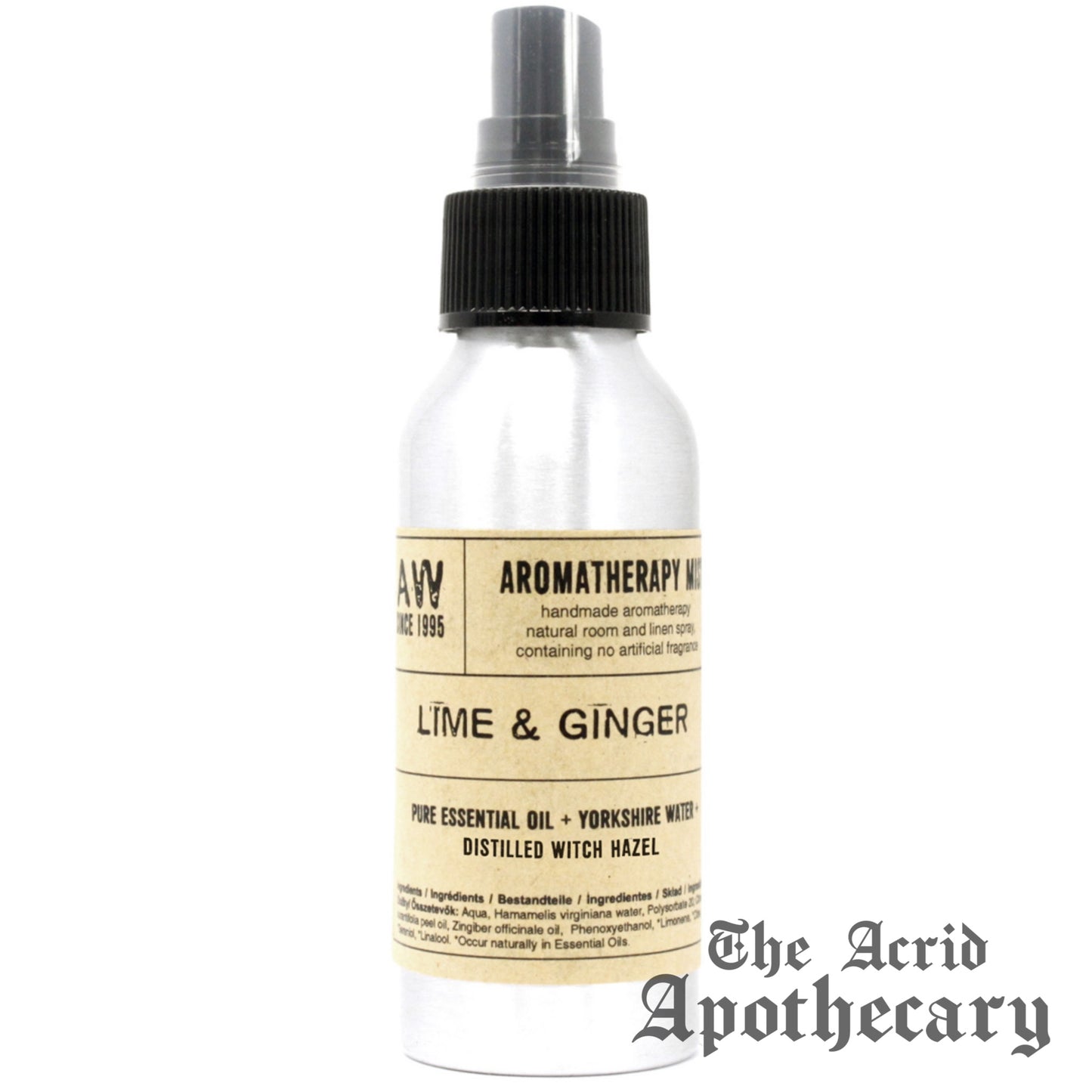 100ml Essential Oil Mist - Lime & Ginger