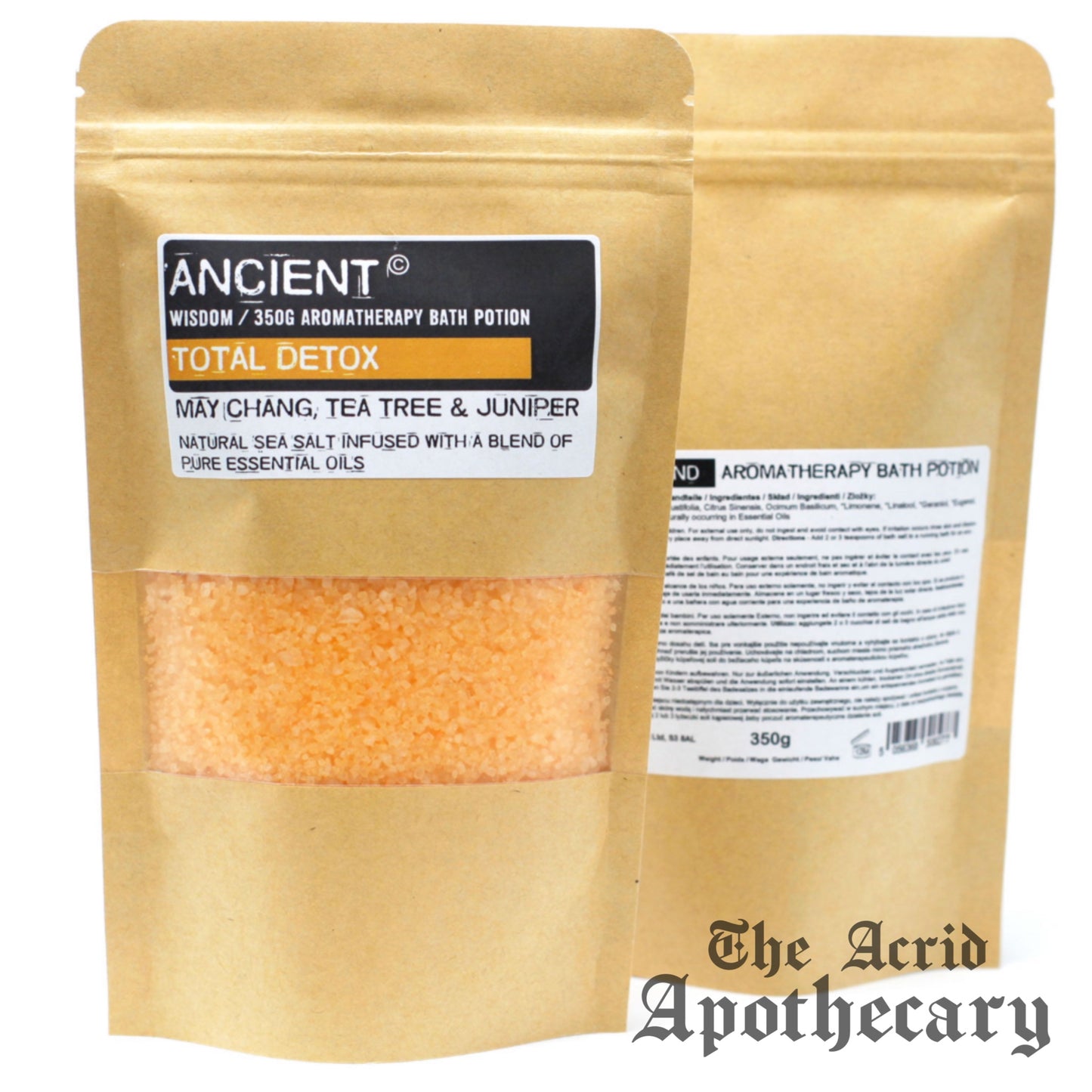 Aromatherapy Bath Potion in Kraft Bag 350g - Total Detox