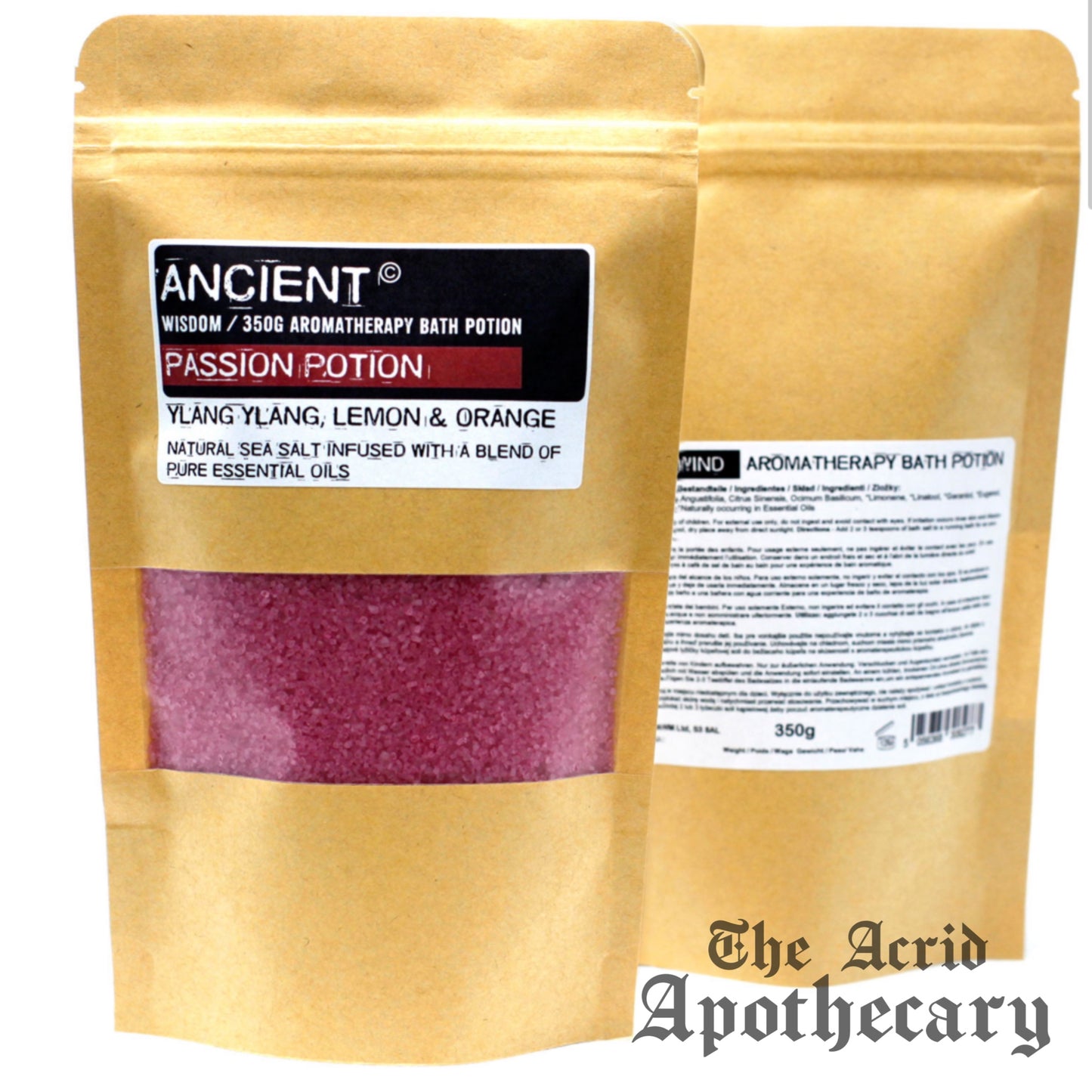 Aromatherapy Bath Potion in Kraft Bag 350g - Passion