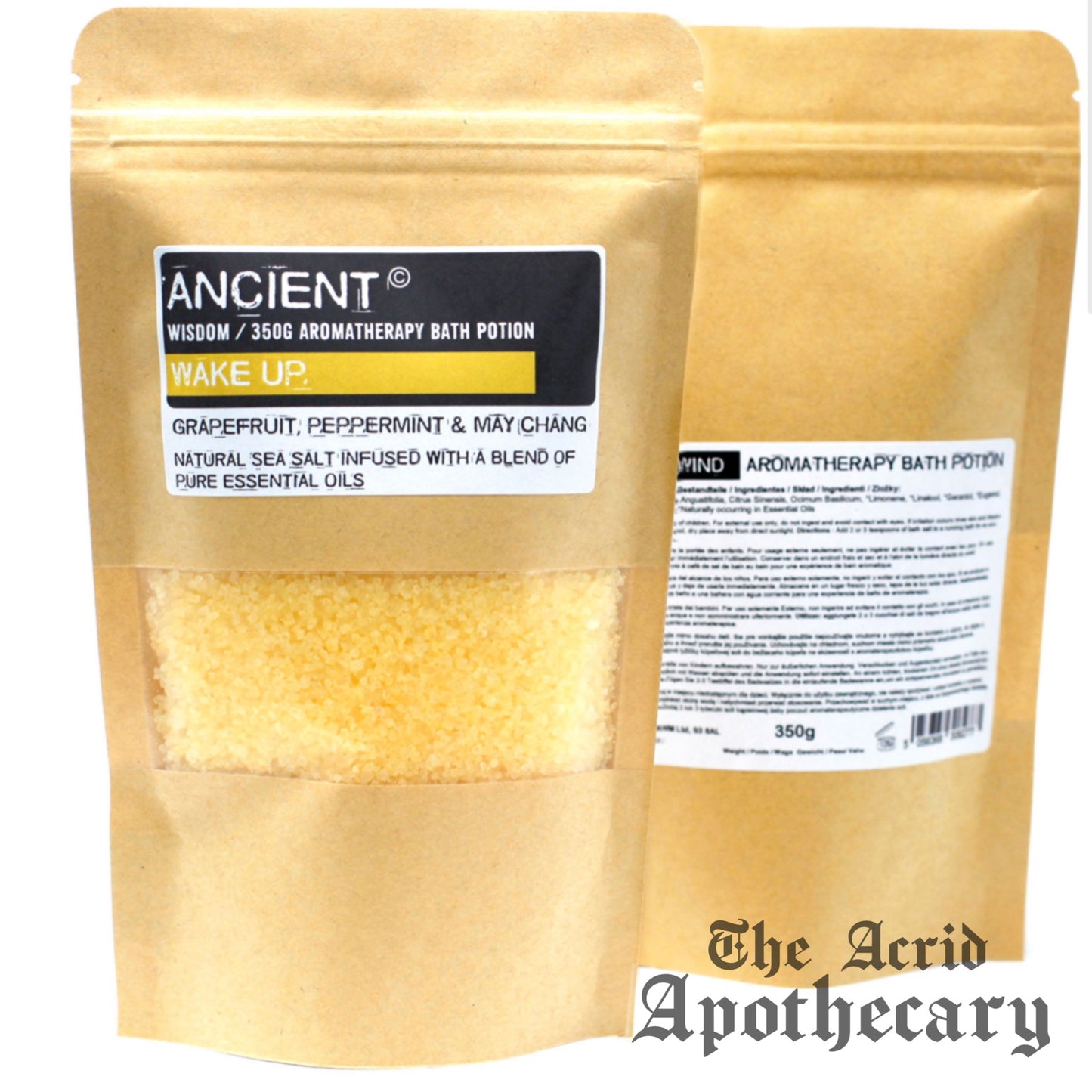 Aromatherapy Bath Potion in Kraft Bag 350g - Wake Up