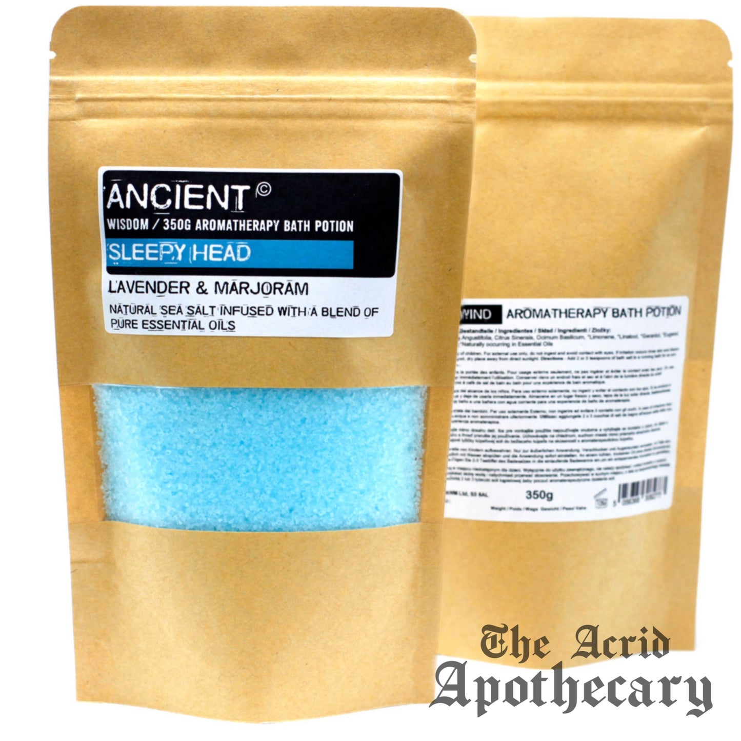 Aromatherapy Bath Potion in Kraft Bag 350g - Sleepy Head